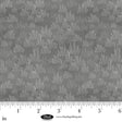Cotton Floral Print Fabric 44/45 Grey Grass Texture Petals Pewter