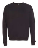 Image 1: Adult Sponge Fleece Drop Shoulder CrewneckImage 2: Soft adult fleece sweatshirt designImage 3: Relaxed fit drop shoulder pulloverImage 4: Blank adult sweatshirt for printingImage 5: Lightweight fleece casual apparelImage 6: Comfortable crewneck sweatshirt