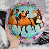 DreamWorks Spirit Riding Free Paper Dessert Plates 8 Count Party Tableware