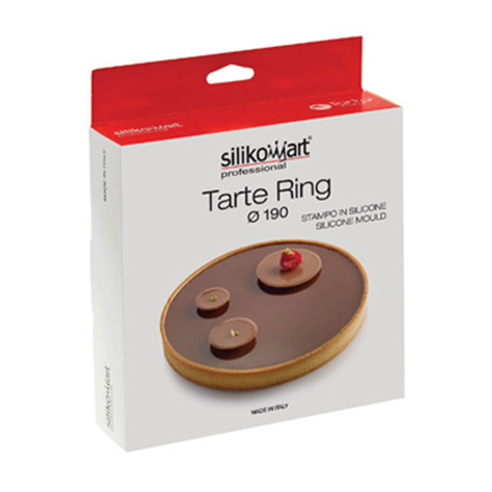 Silikomart 190mm Black Perforated Tarte Ring