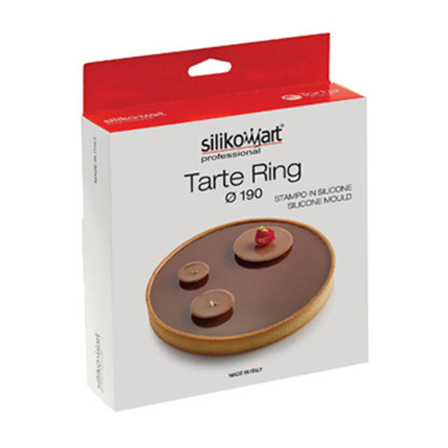 Silikomart 190mm Black Perforated Tarte Ring