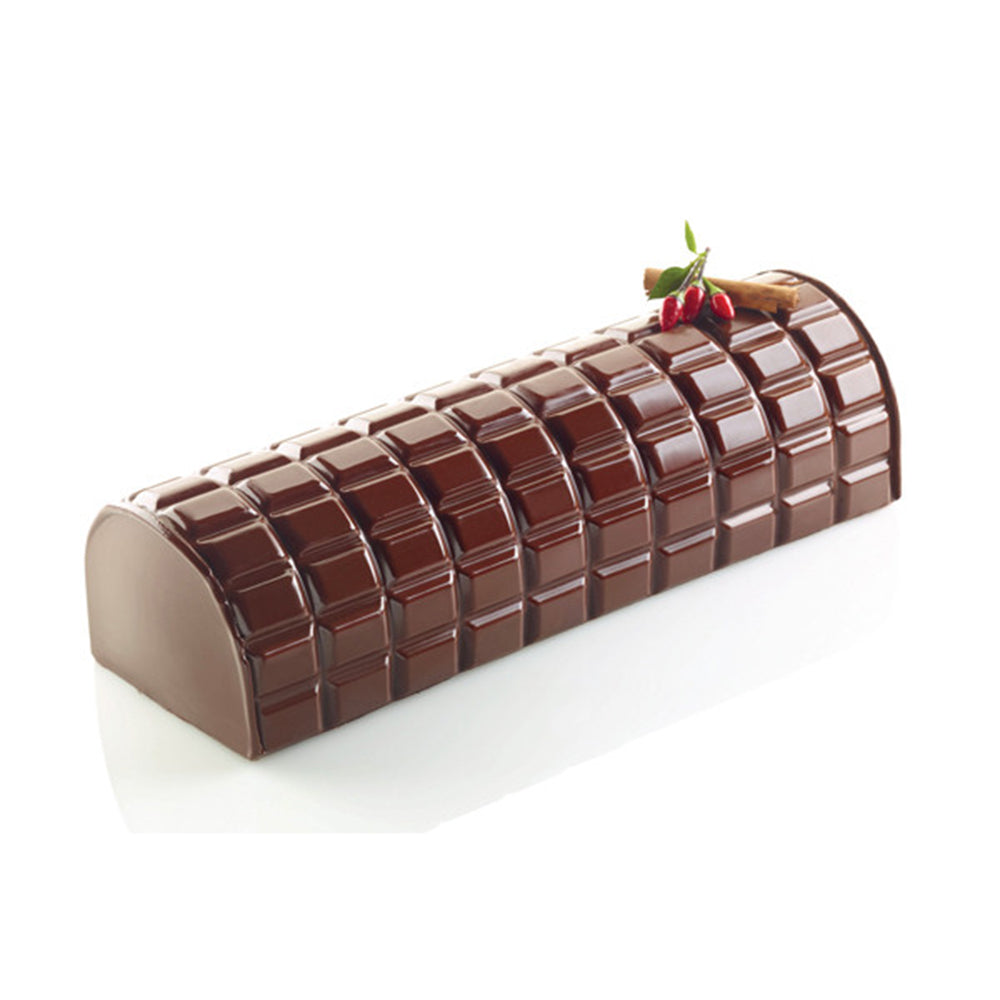 Silikomart Silicone Log (Buche) Freezing and Baking Mold, 250x90mm x 70mm High