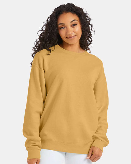 ComfortWash by Hanes® Garment-Dyed Crewneck Long Sleeve Sweatshirt