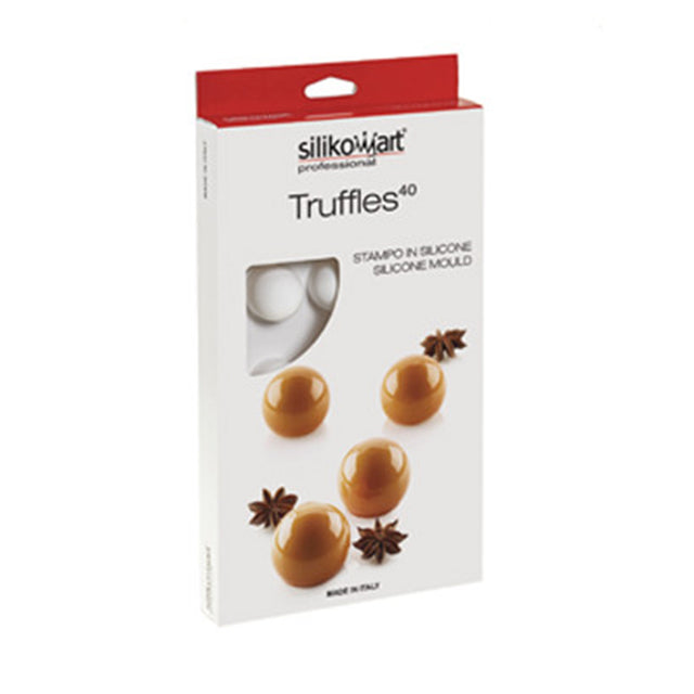 Silikomart "TRUFFLES 40" Mold Silicone Baking Mold, 15 Cavities