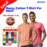 Gildan® Heavy Cotton Crewneck Short Sleeve T-Shirt For Adult