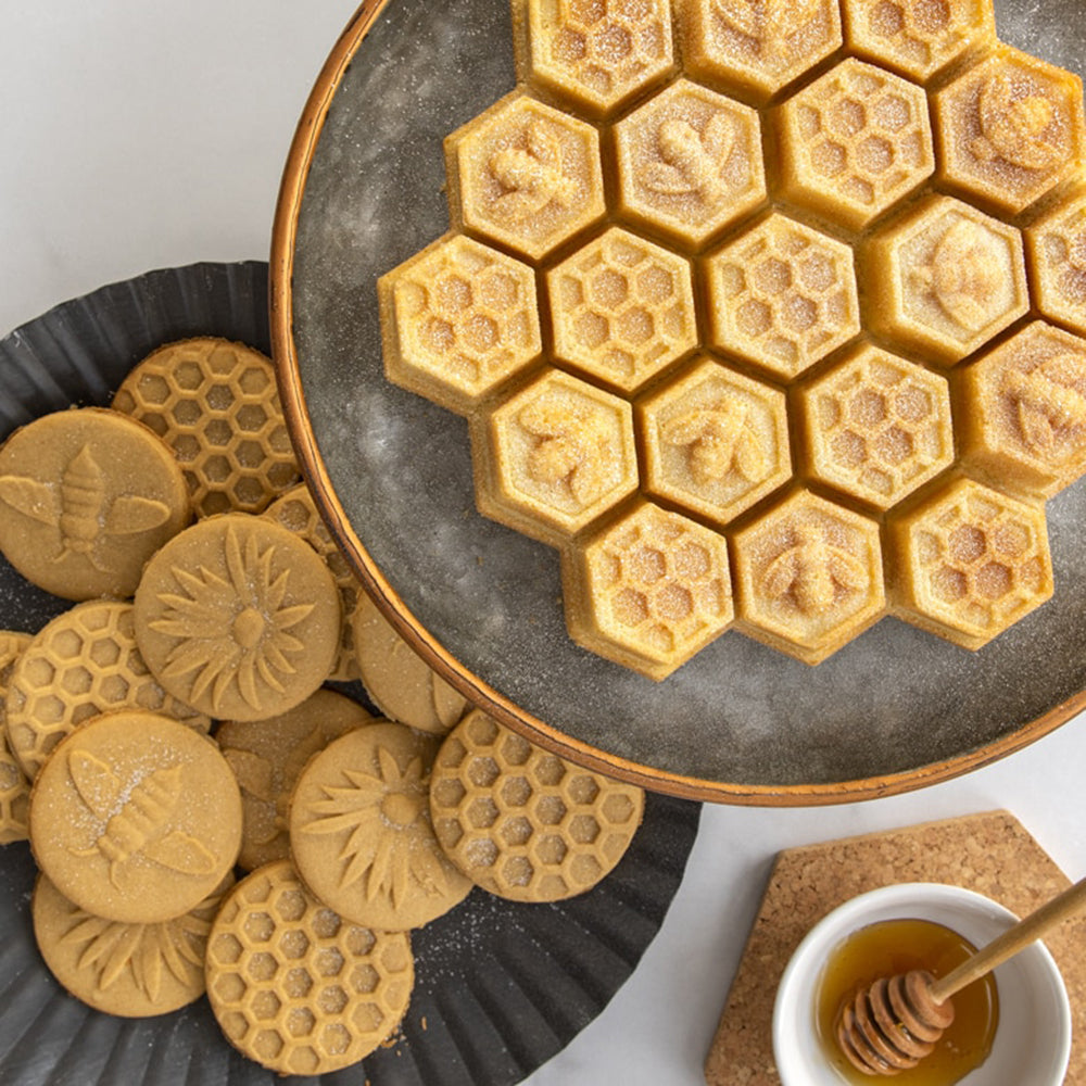 Nordic Ware 01250 Honey Bee Cookie Stamps, Set of 3