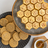Nordic Ware 01250 Honey Bee Cookie Stamps, Set of 3