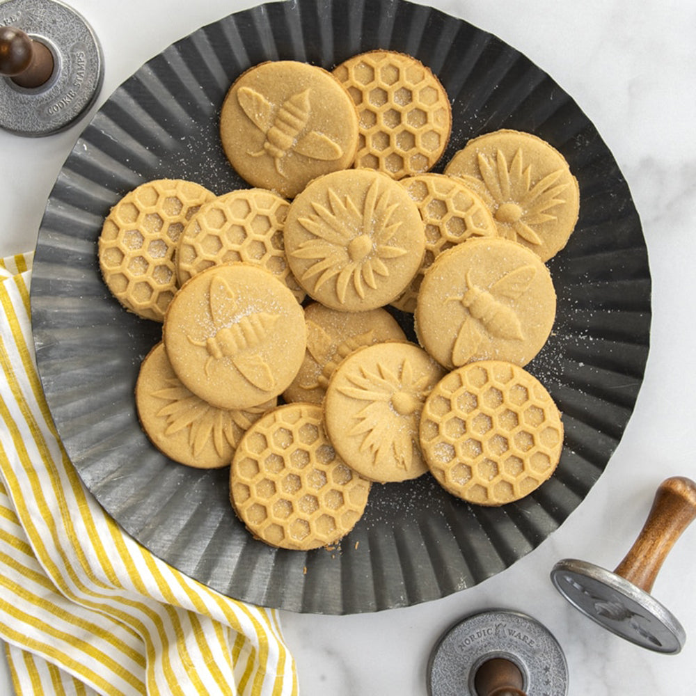 Nordic Ware 01250 Honey Bee Cookie Stamps, Set of 3