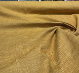 Manhattan Chenille Upholstery Fabric - Sun Yellow, Two-Toned, 56" Width (1 Yard)
