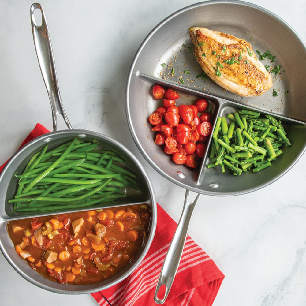 Nordic Ware 2-in-1 Divided Sauce Pan