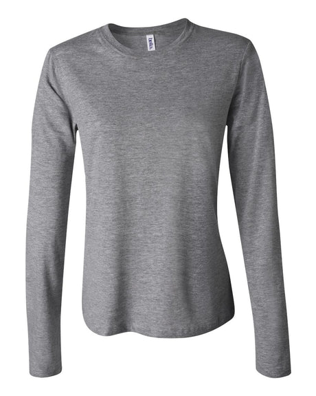 BELLA + CANVAS® Women’s Jersey Crewneck Long Sleeve Tee