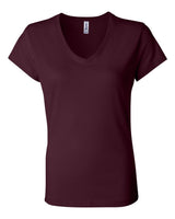 BELLA + CANVAS® Women’s Jersey V-Neck Short Sleeve Tee