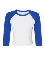 BELLA + CANVAS® Micro 3/4 Raglan Sleeve Baby Tee