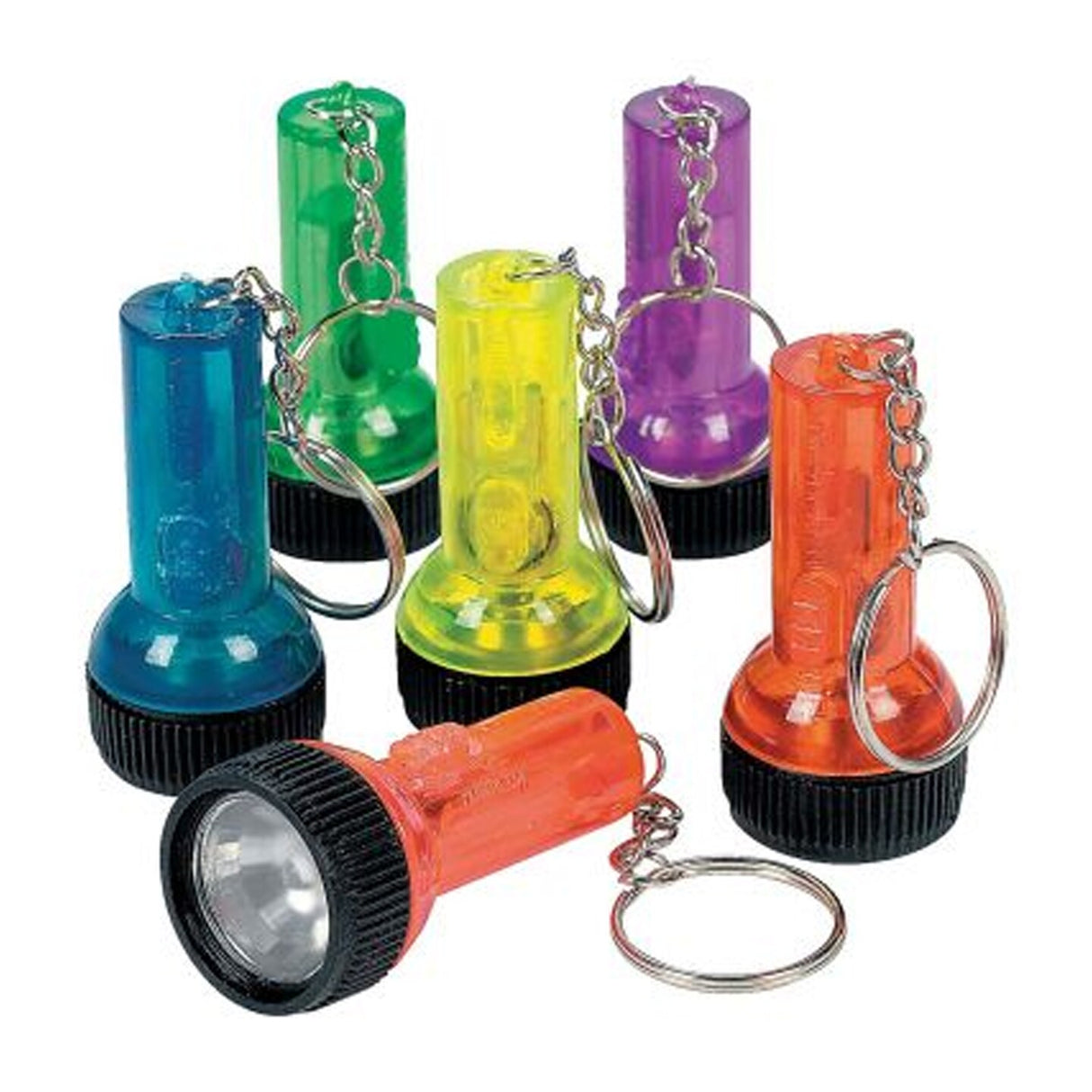 Neon Large Beam Flashlight Keychains