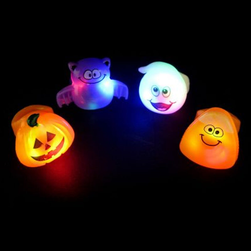 Soft Flashing Halloween Rings