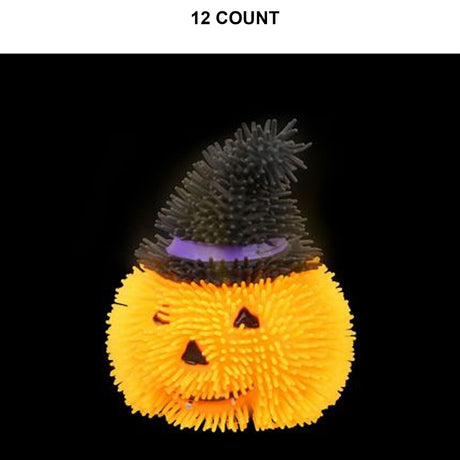 Light Up Pumpkin with Hat Puffer