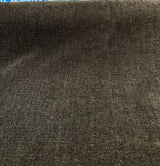 Luxury Sephora Chenille Upholstery Fabric - Dark Brown, Solid, 54" Width (1 Yard)