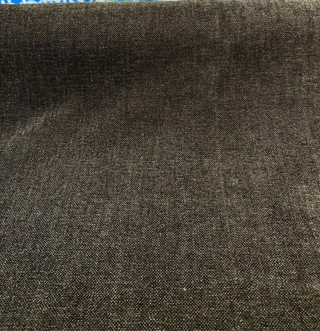 Luxury Sephora Chenille Upholstery Fabric - Dark Brown, Solid, 54" Width (1 Yard)