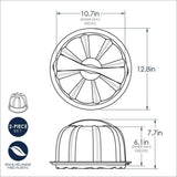 Nordicware Plastic Seaglass Bundt Cake Keeper