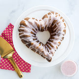 Nordicware Elegant Aluminum Heart 10 Cup Bundt Cake Pan