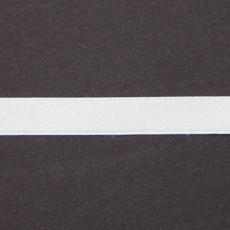 White Double Face Silk Satin Ribbon