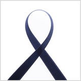 Dark Navy Double Face Silk Satin Ribbon