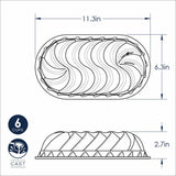Nordic Ware 90377 Heritage Loaf Pan