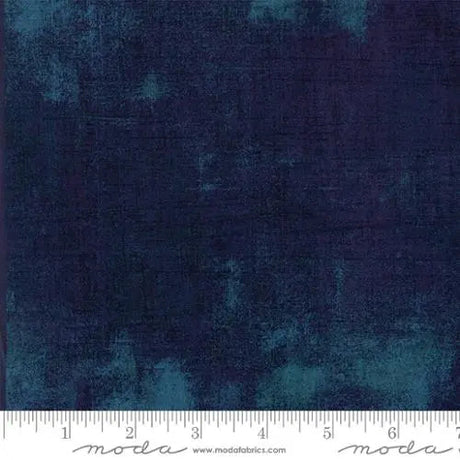 Cotton Grunge Basics Blue Steel Fabric 44/45"