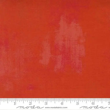 Cotton Fabric Red Grunge Basics Melon 44/45"