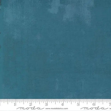 Cotton Fabric Blue Grunge Basics Bonnie Blue 44/45"