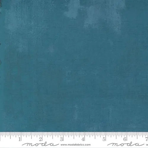 Cotton Fabric Blue Grunge Basics Bonnie Blue 44/45"