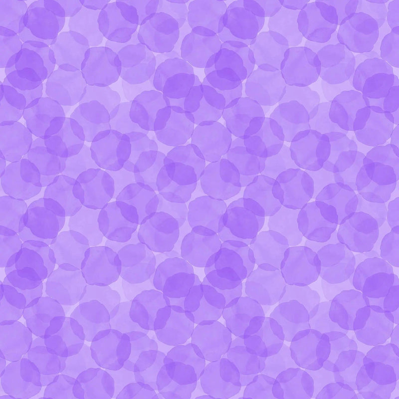 Cotton Print Purple Berry Juicy Tonal Trio Fabric 44/45