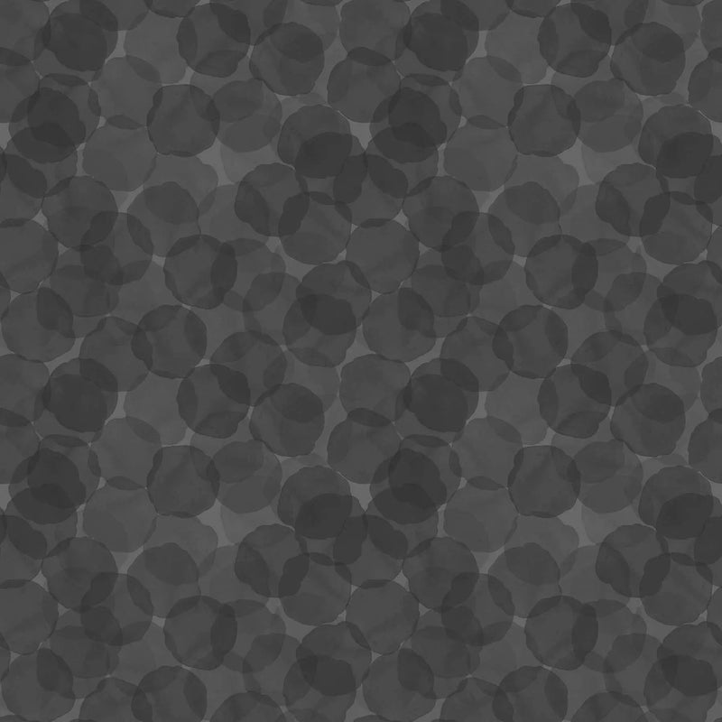 Cotton Print Black Ink Juicy Tonal Trio Fabric 44/45"