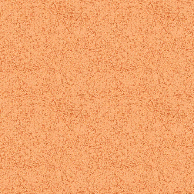 Cotton Print Orange Apricot Ditsy Tonal Trio Fabric 44/45