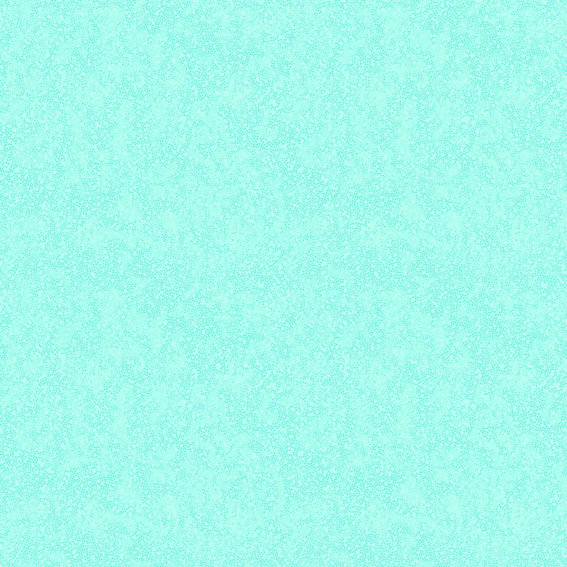 Cotton Print Blue Aquamarine Ditsy Tonal Trio Fabric 44/45"