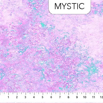 Cotton Fabric Pink Purple Mystic 26758-88 44/45"