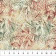 Cotton Batik Fabric Red and Green Changes in Seasons 44/45"