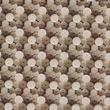 Cotton Quilting Fabric Brown Sepia My Pet Family Yarn Balls 44/45"