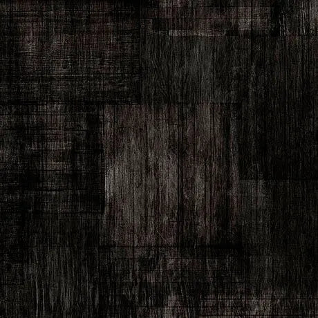 Cotton Texture Blender Fabric Black Wood Print 43/44/45"