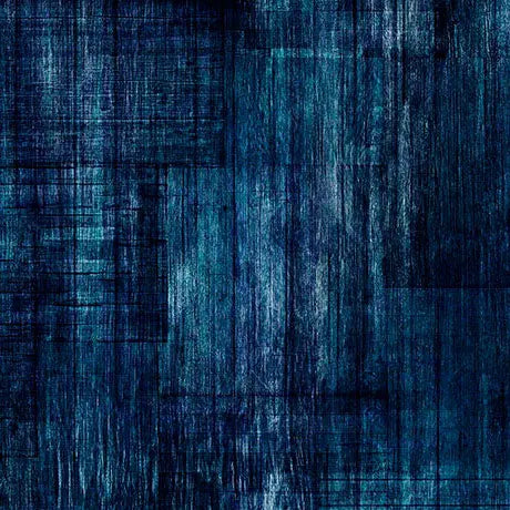 Cotton Blender Fabric Navy Wood Texture 43/44/45"