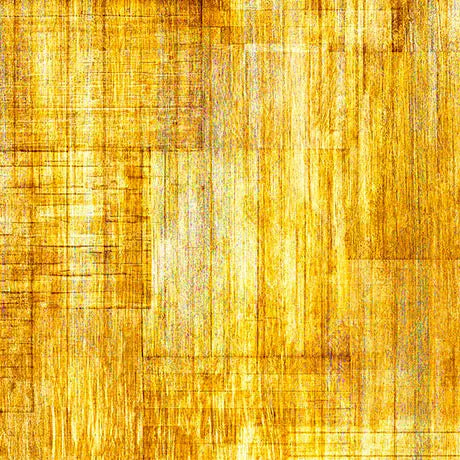 Cotton Blender Fabric Yellow Wood Texture Gold 43/44/45"