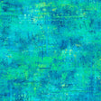Cotton Blender Fabric Blue Turquoise Mottled 44/45"