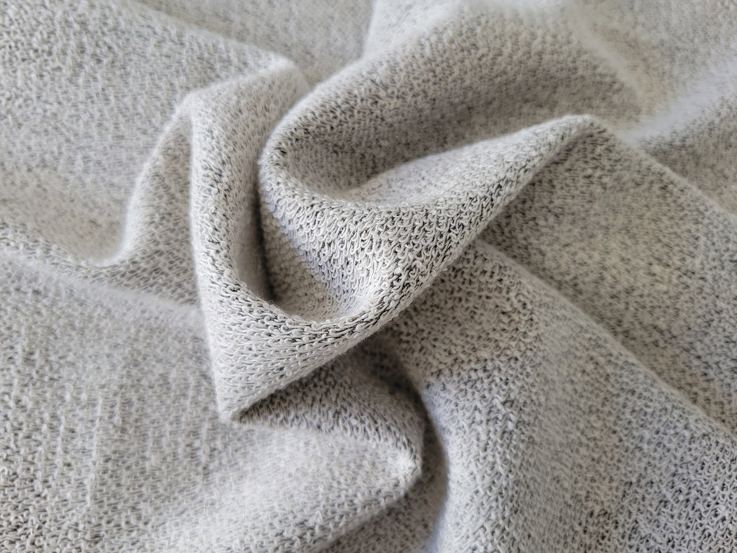 French Terry Knit Brown Lurex Glitter