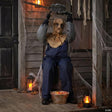 45" Seated Animated Chainsaw Greeter Prop