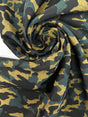 Wool Blend Woven Abstract Beige-Blue