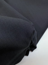 Blue Herringbone Wool Fabric