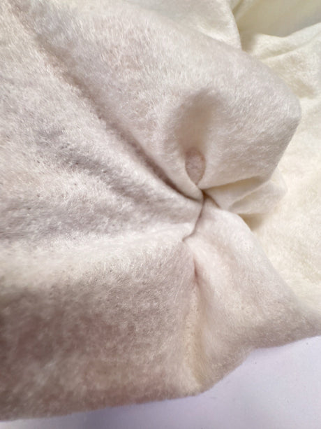 Polyamide Cotton Mesh Fabric White