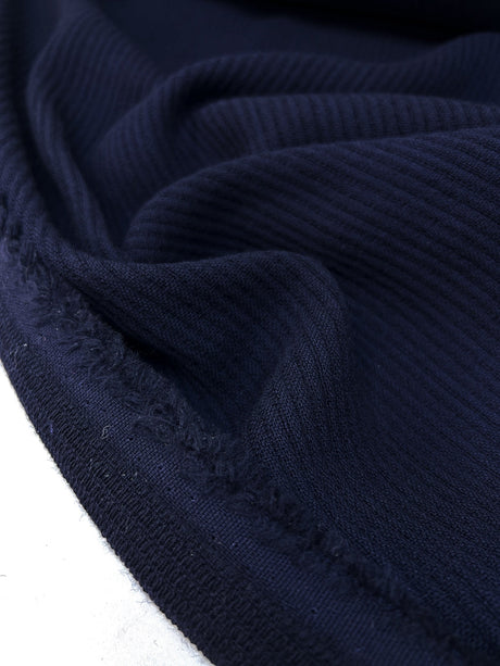 Wool Tweed Blue Striped Suiting