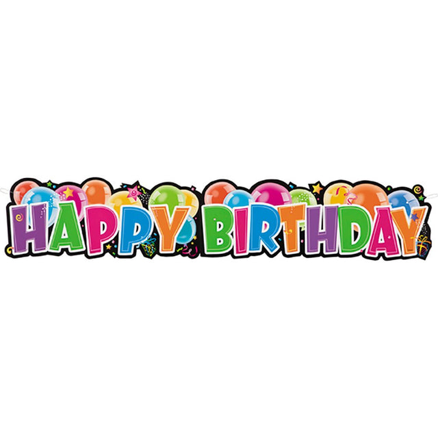 Happy Birthday Giant Jointed Banner