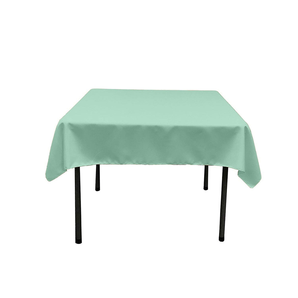 45"X45" Square Poly Poplin Tablecloth Polyester Fabric - Solid Color, 45" X 45" (1 Unit)